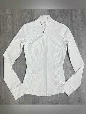 Lululemon White Define Jacket Luon size 2